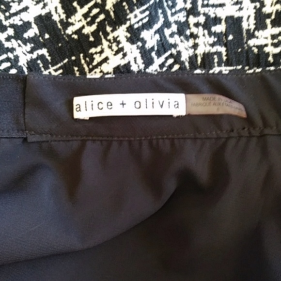 ALICE + OLIVIA SKIRT MINI TWEED "ELANA" NWOT 6 - Picture 5 of 6